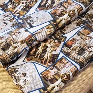 Vintage Baseball ⚾️ 🧢  Theme fabric by Elizabeth Studio, 3 yards